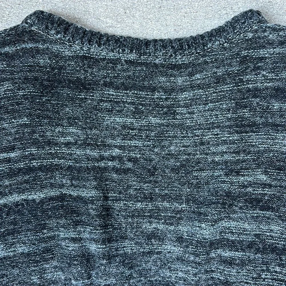 Free People In My Pocket Cropped Boxy Sweater w/ Pockets in Charcoal Grey XS - Picture 10 of 15